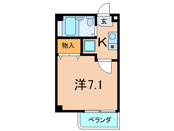 SUN HOUSE FUKUSHIMA Ⅱの物件間取画像